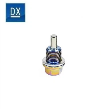 M14X1.25 کلر زنک چڑھایا مقناطیسی آئل ڈرین پلگ